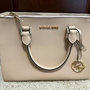 Michael Kors Beige Satchel